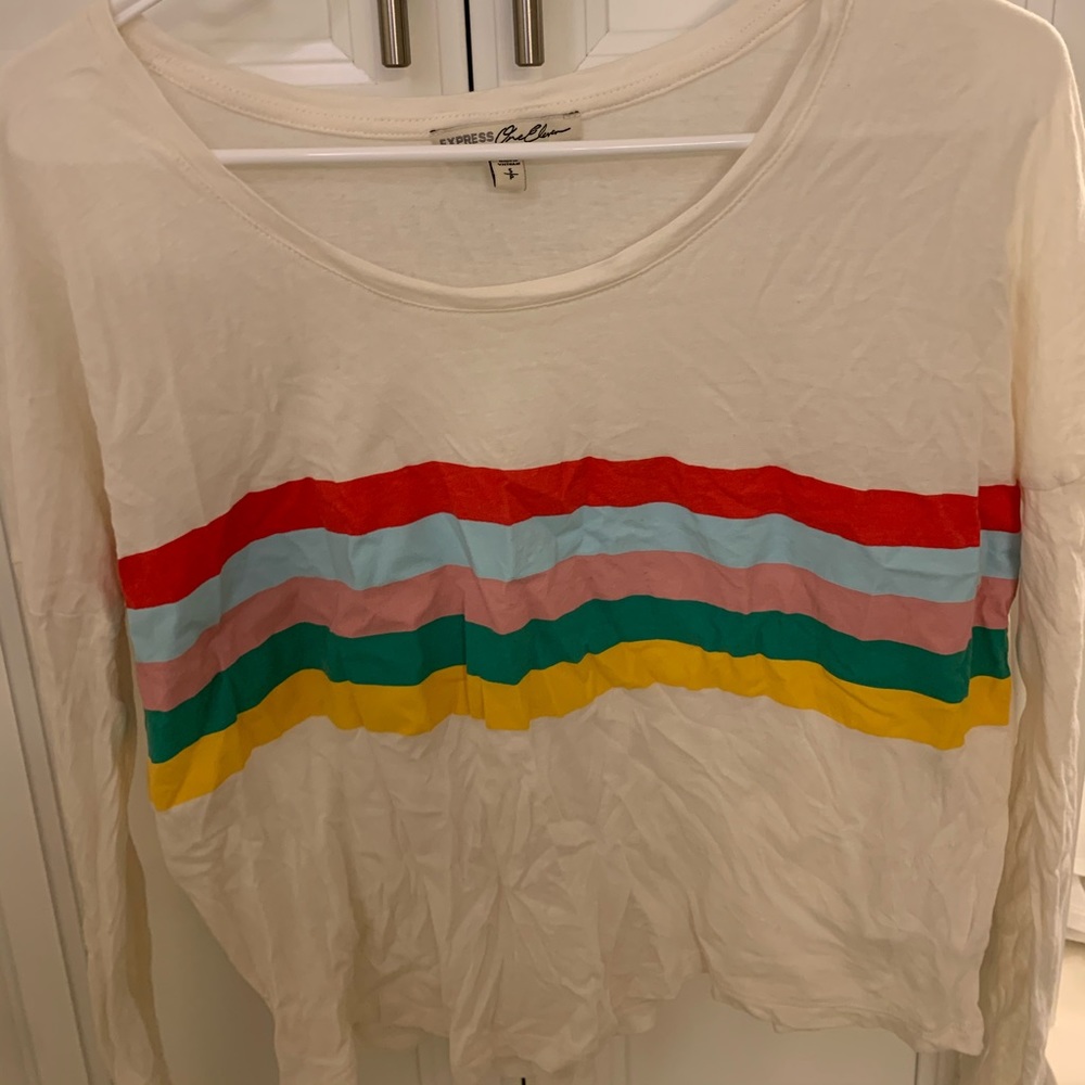 Express One-Eleven Cropped Long Sleeve